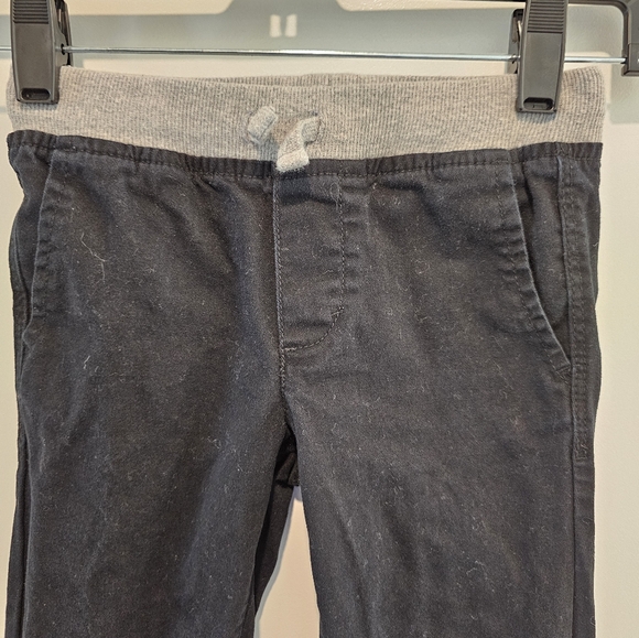 5t Old Navy black‎ and gray drawstring pants Easter Comfy Elevated Casual - Picture 14 of 16